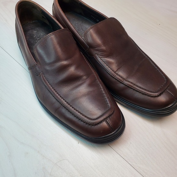 Cole Haan Mens 10 M‎ Brown Leather Loafer Shoes Nike Air Comfort - Picture 5 of 16